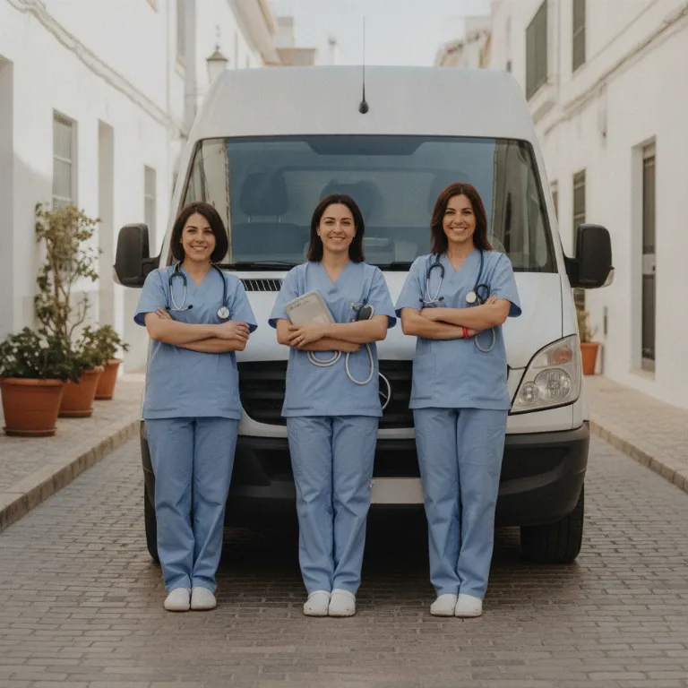 Matrona equipo en Badalona